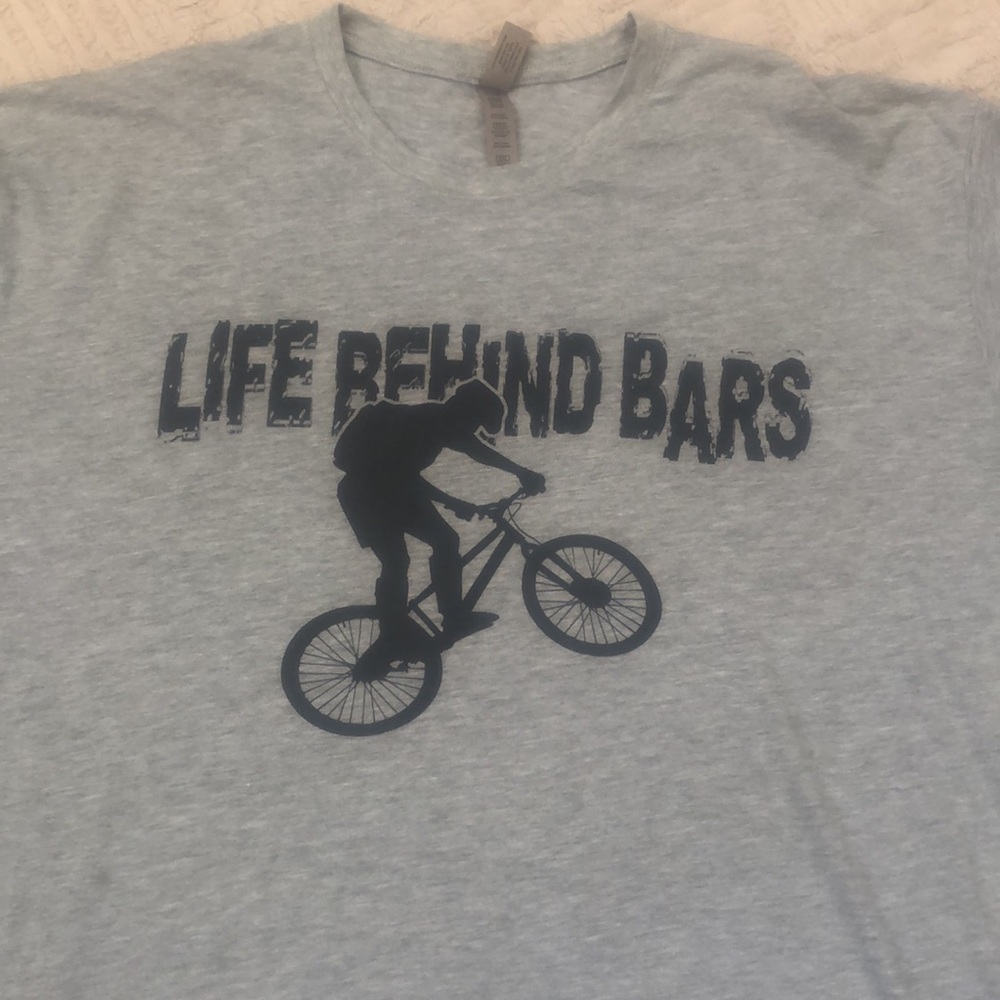 Life Behind Bars - long sleeve t-shirt grey black Size 2XL